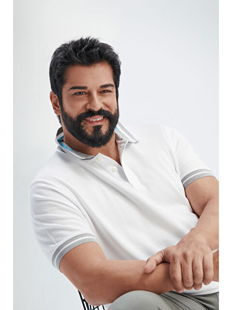 AC&Co / Altınyıldız Classics Erkek Beyaz Slim Fit Dar Kesim %100 Pamuk Polo Yaka Tişört - S000394265-20063