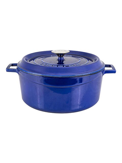 LAVA Yuvarlak Tencere Döküm Demir Yekpare Kulplu Premium Serisi Çap(Ø)28cm. - S000056589-17234