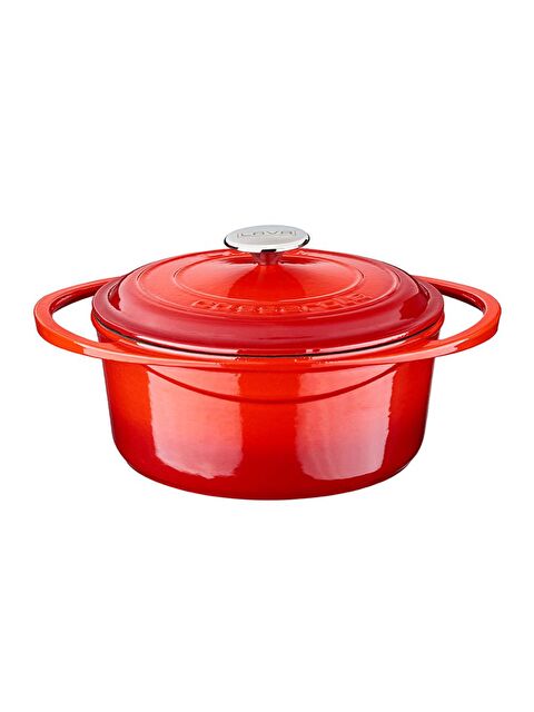 LAVA Yuvarlak Tencere Döküm Demir Kapak Heritage Serisi Çap(Ø)24cm - S000056590-20045
