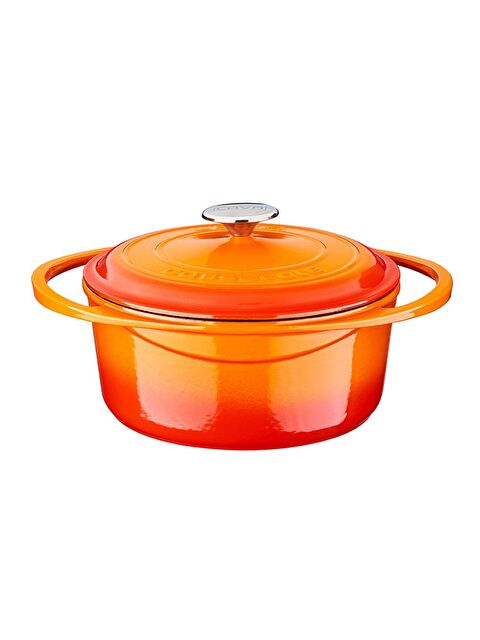 LAVA Yuvarlak Tencere Döküm Demir Kapak Heritage Serisi Çap(Ø)24cm - S000056590-20013