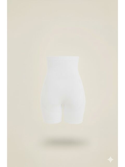 C&City C17026 Yüksek Bel Uzun Paça Korse Beyaz - S000222337-20063