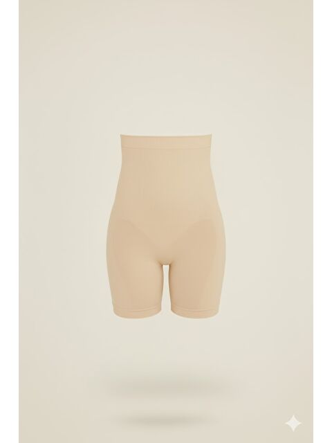 C&City C12007 Yüksek Bel Kısa Paça Korse Ten - S000222323-26407