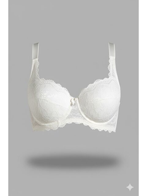 C&City Dantelli Desteksiz Sütyen C18042 Ekru - S000222045-19965