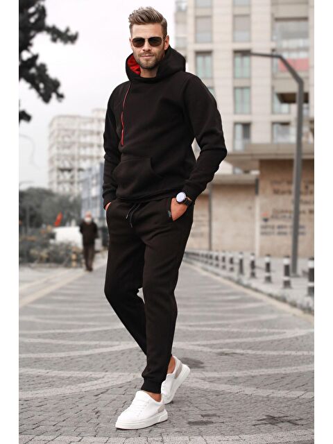 Madmext Siyah Erkek Eşofman Takımı 5634 - S000031648-19351