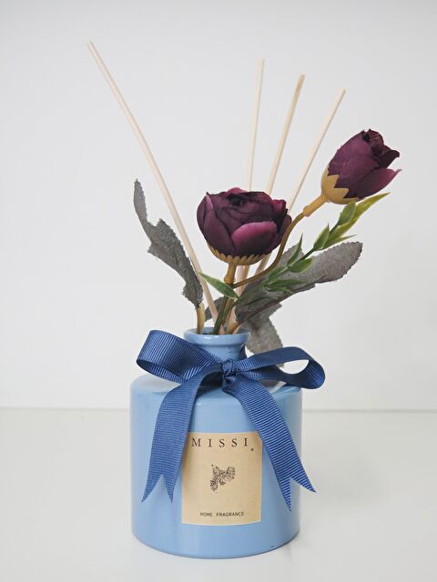 Missi 200 ml Çiçek Aksesuarlı Mavi Şişe Yasemin Sandal Oda Kokusu - S000079086-17234