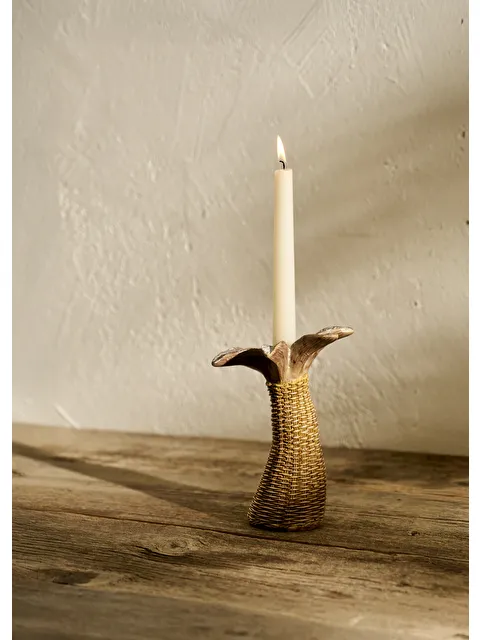 Bella Maison Palm Mumluk Kahverengi (16x13x18 cm) - S000481401-19413