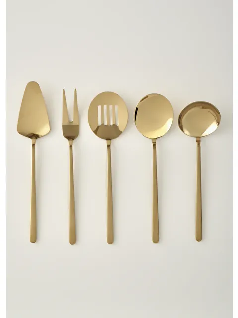 Bella Maison Siena 5 Parça Servis Seti Gold - S000362503-20076