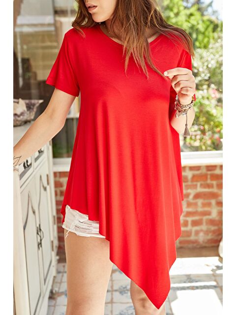 Xhan Asimetrik Bluz 0YXK2-43369-04 - S000038488-20045