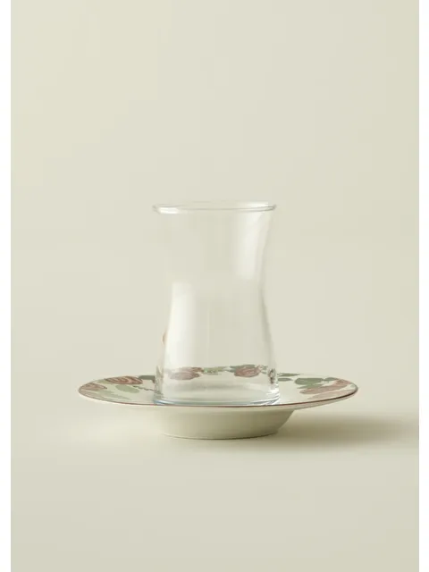 Bella Maison Rose 6'lı Porselen Çay Bardağı Seti (170 cc) - S000452533-23173