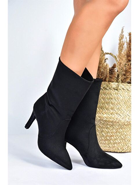 Fox Shoes L4048913 Siyah Kadın Bot - S000054699-19351