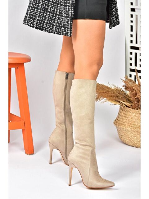 Fox Shoes N3725301 Bej Kadın Çizme - S000056204-19928