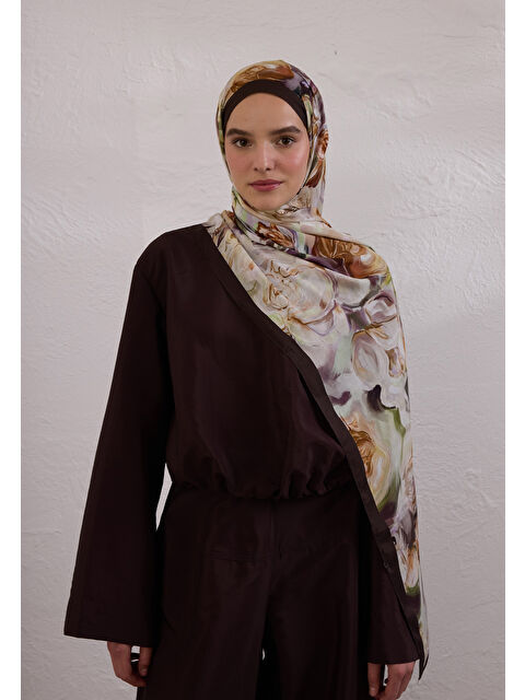 Fresh Scarfs Nerıssa Desen Rami Şal Erik Çürüğü