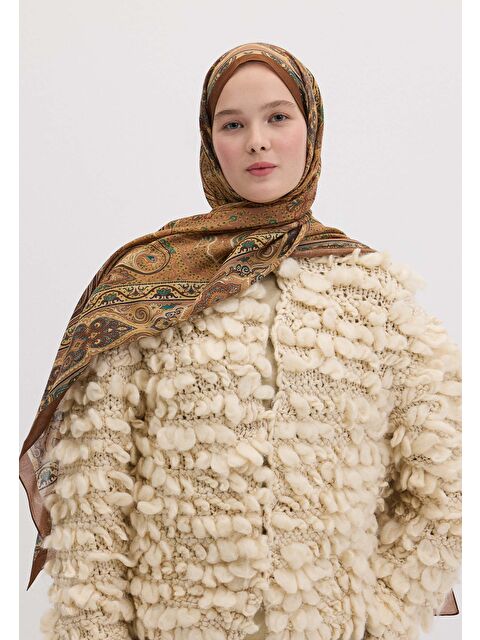 Fresh Scarfs Vera Desen Şal Bakır