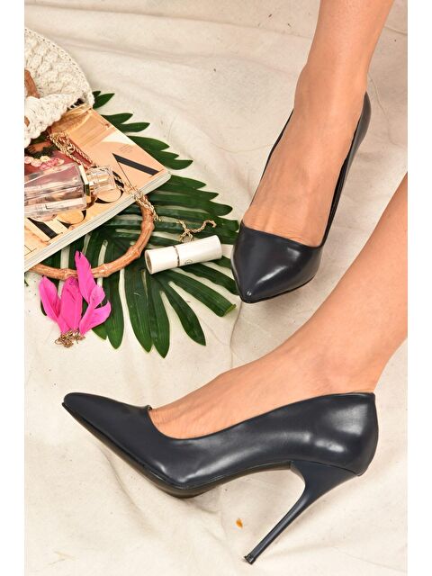 Fox Shoes Lacivert Kadın Topuklu Ayakkabı 8922151909 - S000042601-21164