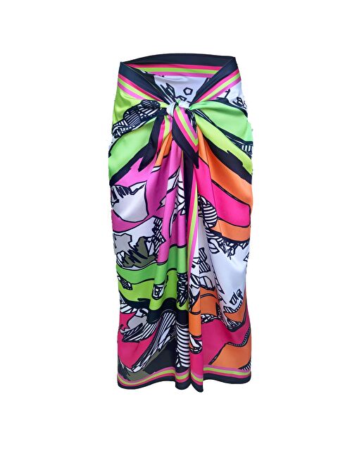 Bolder Elena Pop Art Saten Pareo (İç Göstermez) - S000012474-18194
