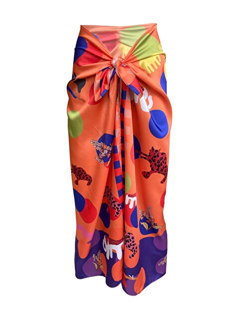 Bolder Elena Polka Dot Orange Pareo (İç Göstermez) - S000012484-20014
