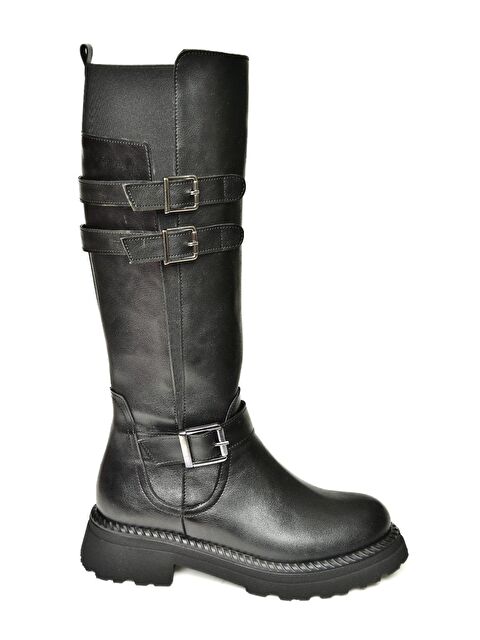 Fox Shoes T820857509 Siyah Kadın Çizme - S000327037-19351