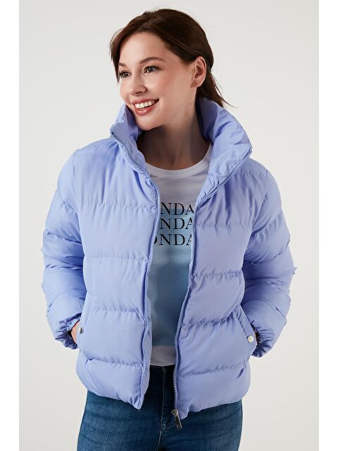 Lela Dik Yaka Cepli Şişme Kısa Mont 6020045 - S000001401-17241