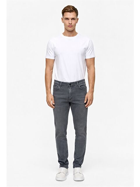 Süvari Gri Slim Denim Pantolon - S000460533-20600