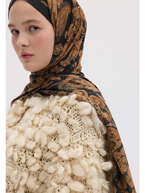 Fresh Scarfs Freda Desen Şal Camel