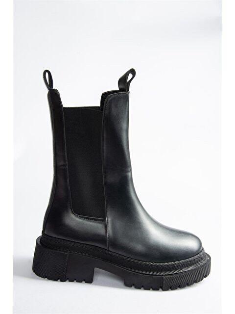 Fox Shoes T6524490 Siyah Kadın Bot - S000356732-19351