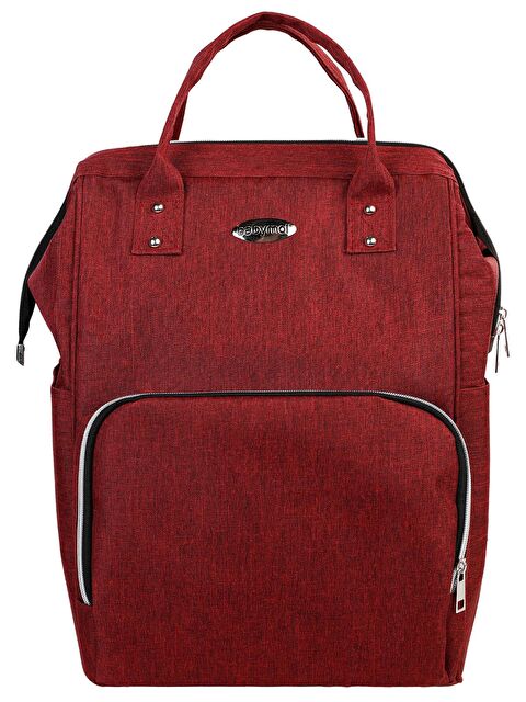Babymol Linen Anne Bebek Bakım Sırt Çantası Bordo