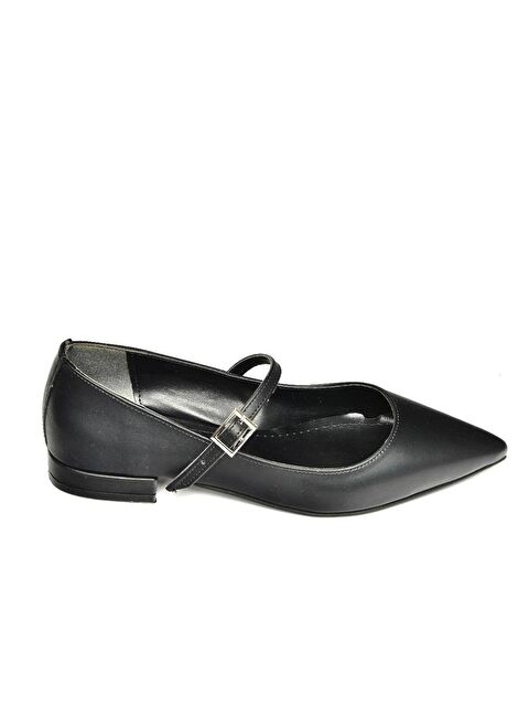 Fox Shoes U7255122 Siyah Kadın Babet - S000369053-19351