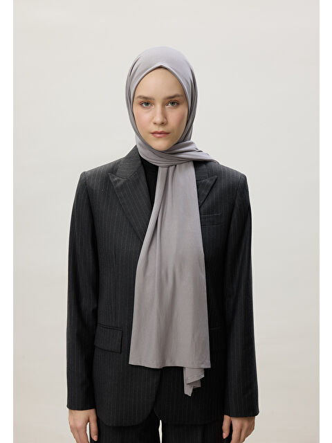 Fresh Scarfs Penye Şal Füme