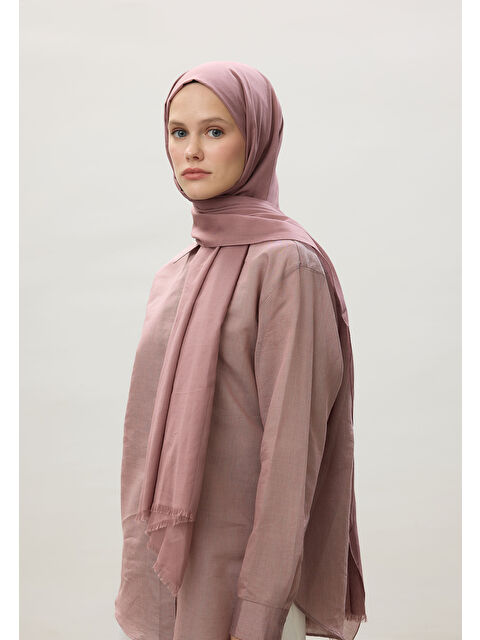 Fresh Scarfs İnce Pamuk Vual Şal Sümbül