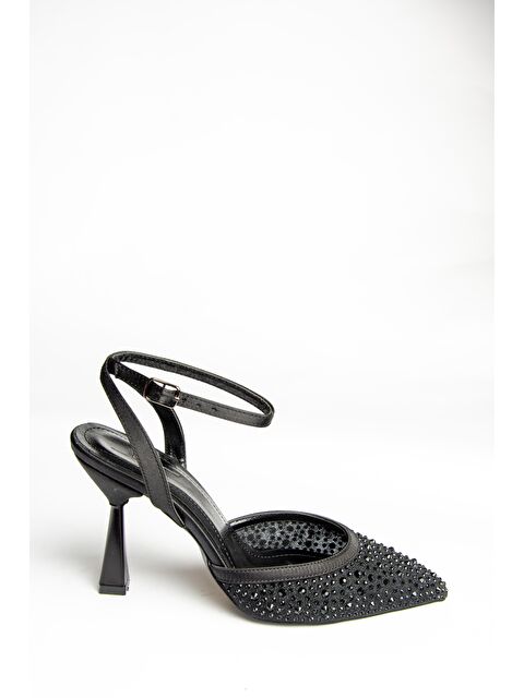 Fox Shoes U6763352 Siyah Kadın Topuklu Ayakkabı - S000369310-19351
