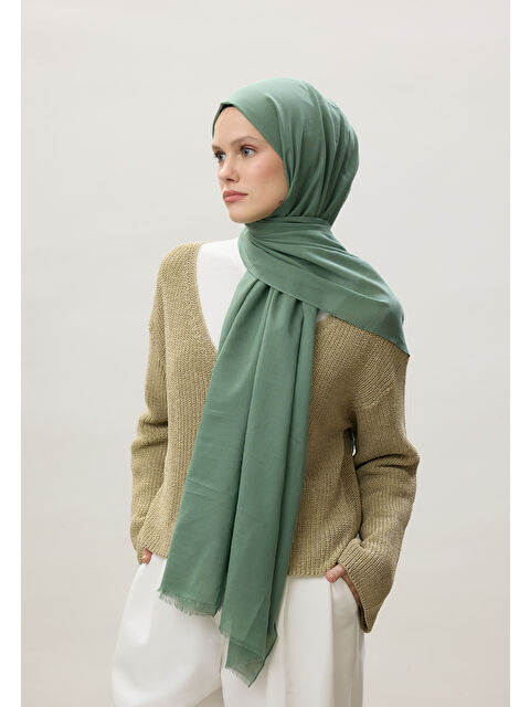 Fresh Scarfs İnce Pamuk Vual Şal Mınt