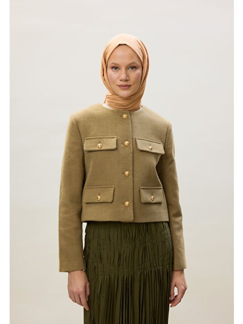 Fresh Scarfs İnce Pamuk Vual Şal Yavruağzı