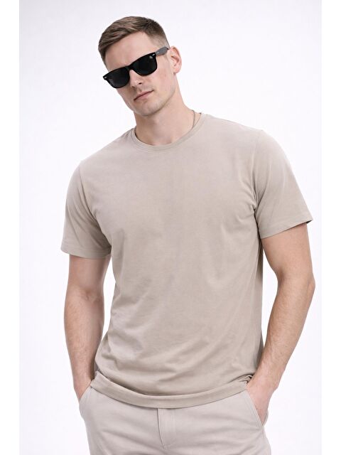 Freemen Erkek/Unisex Bisiklet Yaka Basic Tişört %100 Pamuk - S000491641-19928