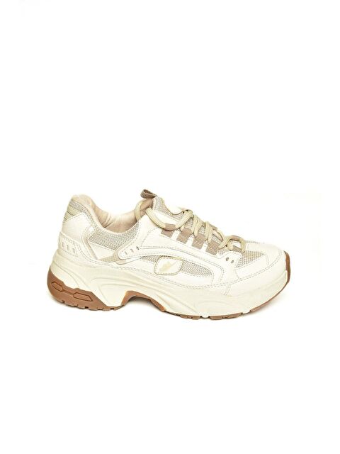 Fox Shoes U3124142 Bej Kadın Sneakers