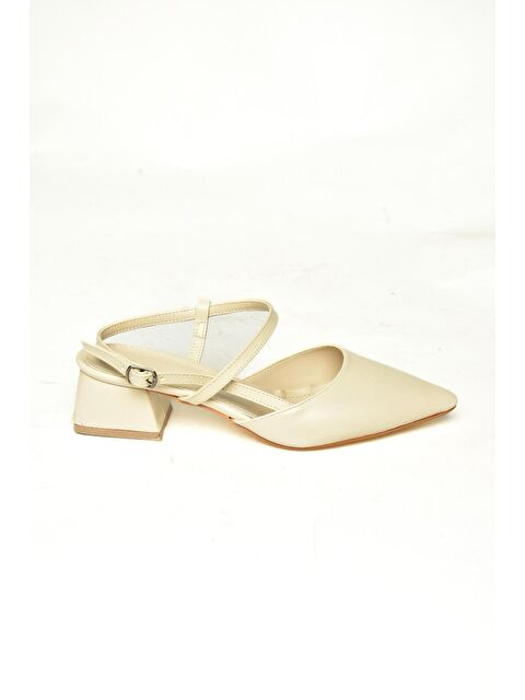 Fox Shoes U9982321 Bej Kadın Topuklu Ayakkabı - S000356842-19928