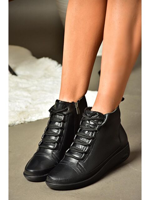 Fox Shoes R5550010 Siyah Kadın Bot - S000081422-19351