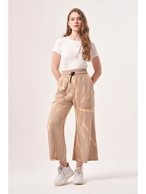 Mizalle Batik Örme Bej Pantolon - S000046535-19928