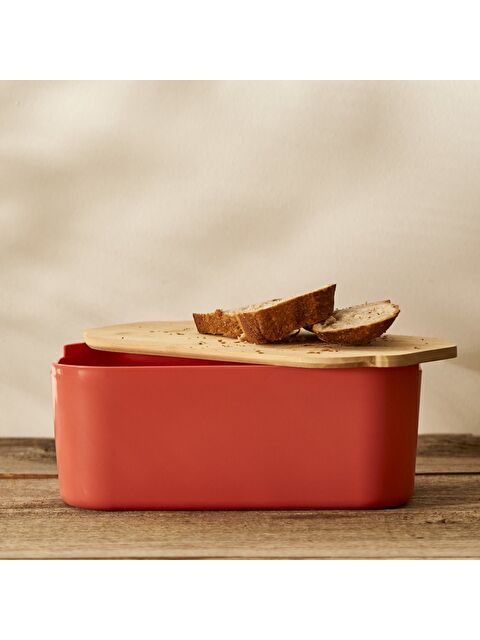 Bella Maison Breed 2in1 Kesme Tahtalı Ekmek Kutusu Somon - S000350835-24085