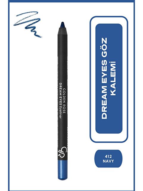 GOLDEN ROSE Dream Eyes Eyeliner No: 421 Navy - Göz Kalemi