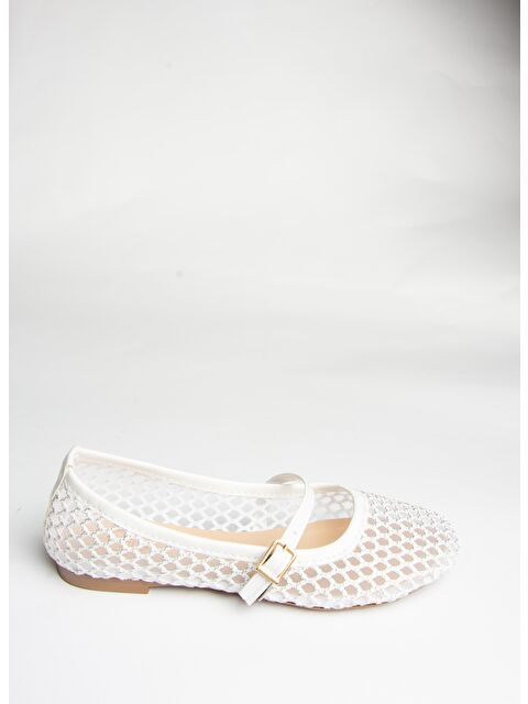 Fox Shoes U7269540 Beyaz Kadın Babet - S000369006-20063