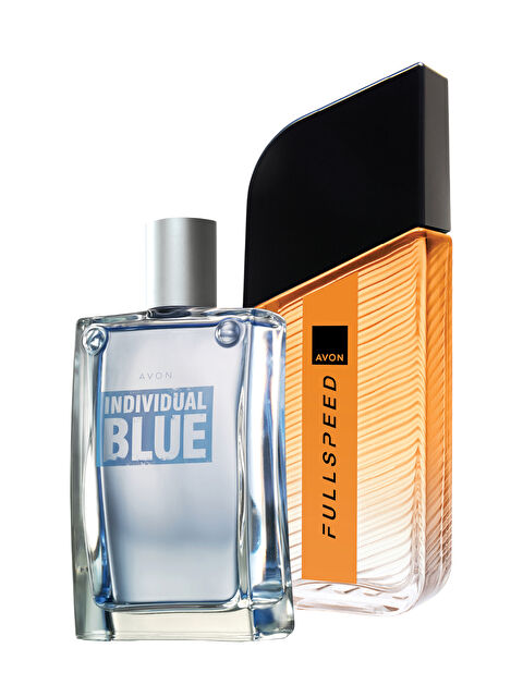 AVON Individual Blue Erkek Parfüm 100 ml ve Full Speed Erkek Parfüm 75 ml 2'li Paket - S000189368-10231