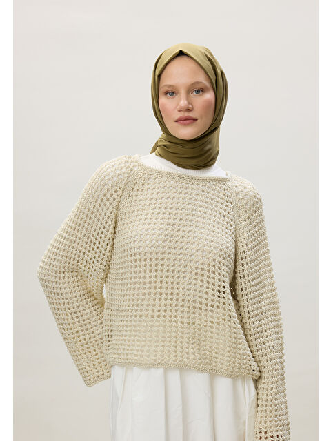 Fresh Scarfs İnce Pamuk Vual Şal Yosun Yeşili