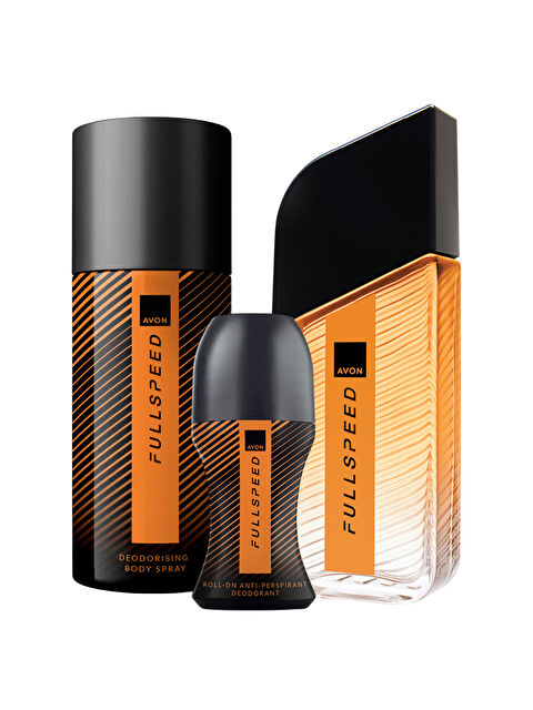 AVON Full Speed Erkek Parfüm Deodorant Rollon 3'lü Set - S000189399-10231