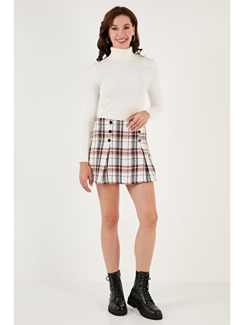 Lela Regular Fit Kışlık Tüvit Mini Şort Etek 611Et0020 - S000091427-18657