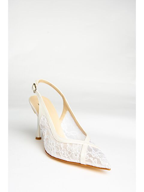 Fox Shoes U2462290 Sedef Kadın Topuklu Ayakkabı - S000369311-19927