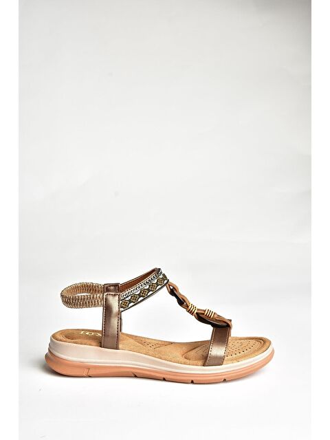 Fox Shoes U2586168 Bakır Kadın Sandalet - S000369359-20015