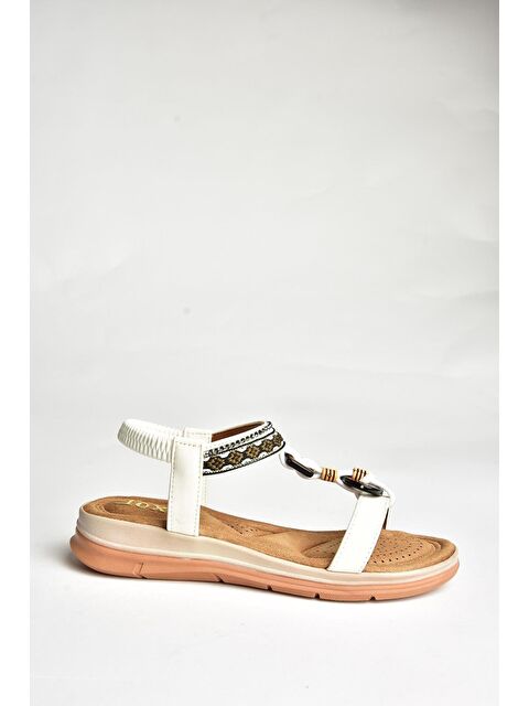 Fox Shoes U2586168 Beyaz Kadın Sandalet - S000369359-20063