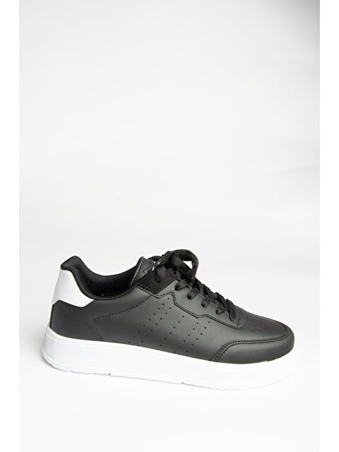 Fox Shoes U7020158 Siyah/Beyaz Kadın Sneakers - S000369389-37424