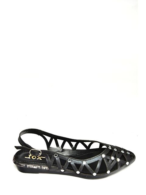 Fox Shoes U2500301 Siyah Kadın Sandalet - S000369369-19351
