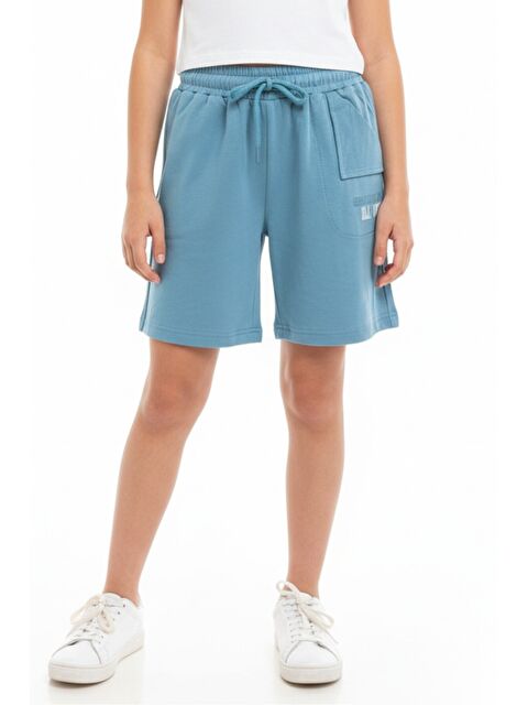 Toontoykids Kız Çocuk Baskılı Şort